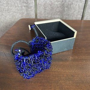 Blue Murano Glass Beaded Bracelet